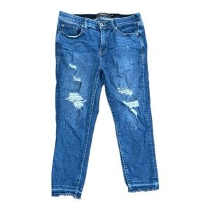 Torrid Sky High Skinny Crop Premium Stretch High-Rise Jean